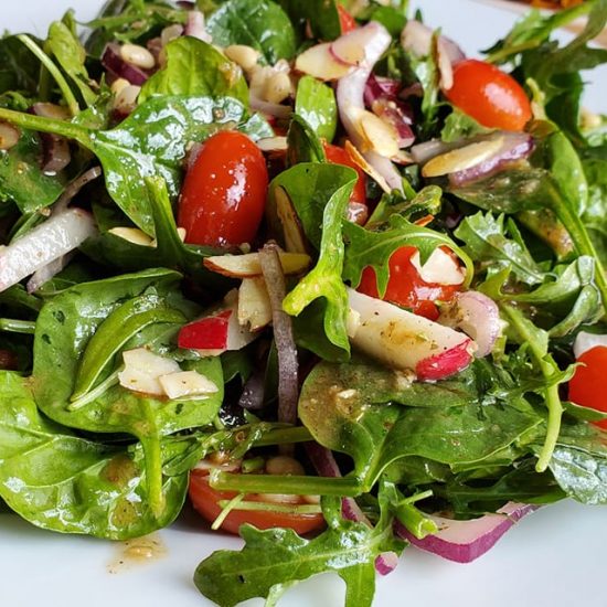 Arugula and Spinach Salad My Loso Lifestyle
